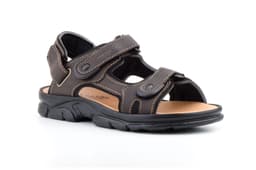 Sandalias Hombre Piel Marrón Correa Desmontable Morxiva ref. 7009