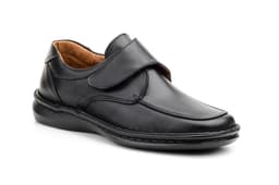 Zapatos Hombre Piel Negro Suela Cosida Plantilla Extraible Cactus ref. 60300