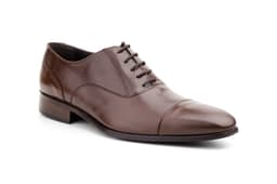 Zapatos Hombre Piel Marrón Niger Cordones Suela de Cuero Nikkoe ref. 4003