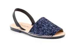 Menorquinas Ibicencas Women Glitter Navy Quilted Menorquinas ref. 6700