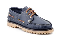 Nautical Shoes Boy Leather Navy SACHINI ref. TO-2141