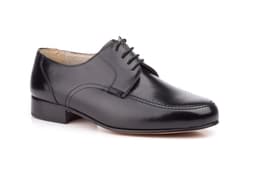 Zapatos Hombre Piel Negro Cordones Suela de Cuero Nikkoe ref. 1147