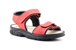 Red Leather Women's Californian Morxiva ref. 7030