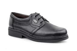 Zapatos Hombre Piel Negro Cordones Ibérico ref. 458