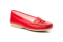 Kiowa Mujer Piel Rojo Borlas Metal Antonella ref. 2034