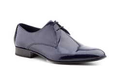 Zapatos Hombre Charol Marino Pana Cordones Carlo Garelli ref. 5009