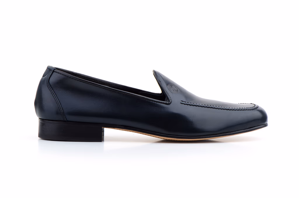 Zapatos Hombre Piel Marino Suela de Cuero Julio Iglesias Nikkoe ref. 301j
