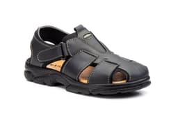 Sandalias Californiana Bio Hombre Piel Negro Morxiva Morxiva ref. 7003