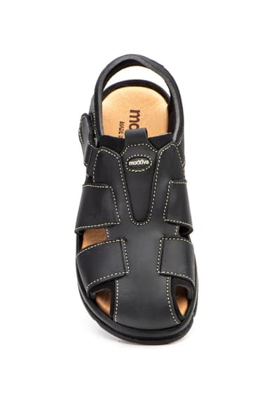 Sandalias Californiana Bio Hombre Piel Negro Morxiva Morxiva ref. 7003