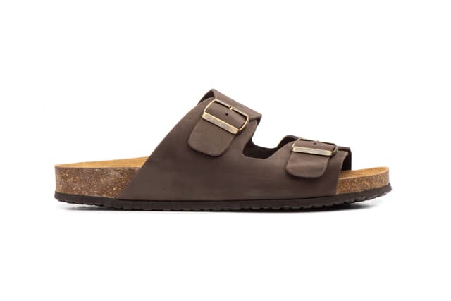 Sandalias Hombre Piel Marrón Morxiva ref. MX-8020