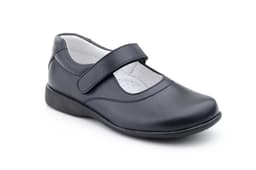 Zapatos Niña Piel Marino Colegial Serna ref. 8029