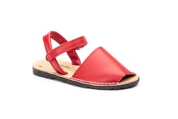 Menorquinas Women Red Leather JAM ref. 6701