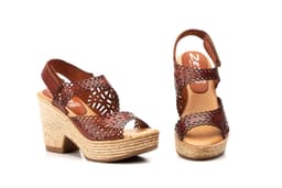 Sandalias Mujer Piel Roble Lasér Plataforma Xbonita Xbonita ref. XB-2038