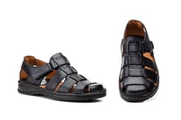 Sandalias Hombre Piel Negro Route 83 Route 83 ref. R83-5800