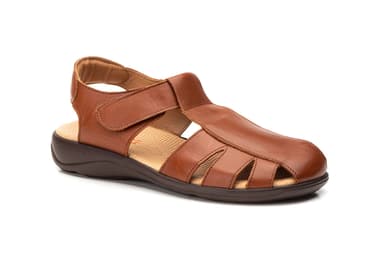 Sandalias Hombre Piel Marrón Duendy Duendy ref. DY-933