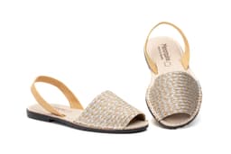 Women's Menorquinas Silver Jute Menorquinas ref. 6700