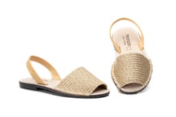 Women's Menorquinas Platinum Jute Menorquinas ref. 6700