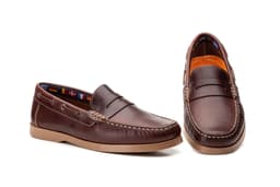 Men's Boat Shoes Leather Pull-Up Cowhide SACHINI ref. 01-N3