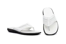 Sandalias Hombre Piel Blanco Iberico Ibérico ref. IB-3021