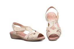 Sandalias Mujer Piel Platino Otras marcas ref. 421