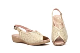 Women's Sandals Platinum Leather Otras marcas ref. 496