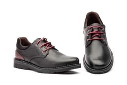 Zapatos Hombre Piel Negro Cordones Route 83 ref. R83-2001