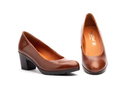 Zapatos Salón Mujer Piel Napa Cuero Tacón Ancho Morxiva ref. MX-923