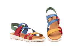 Sandalias Mujer Piel Rojo Calzados DSD ref. DSD-10090