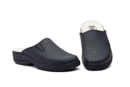 Women's Blue Perforated Leather Clogs BioUp BioUp ref. TS-530