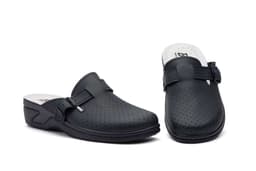 Women's Blue Perforated Leather Clogs with Buckle BioUp BioUp ref. TS-928