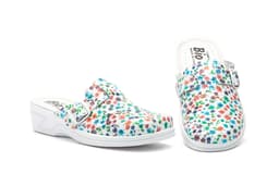 Women's Clogs Multicolor Perforated Leather Buckle BioUp BioUp ref. TS-928
