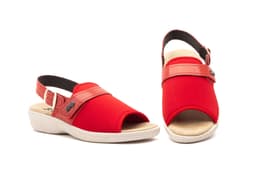 Women's Sandals Lycra Red Strap BioUp BioUp ref. TS-1416S