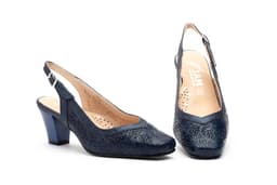 Women's Navy Leather Shoes JAM ref. 5610
