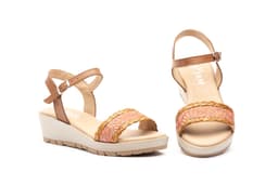 Sandalias Mujer Trenzado Cuero Cutillas ref. CT-693