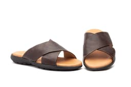 Sandalias Hombre Piel Marrón Ibérico ref. IB-2029