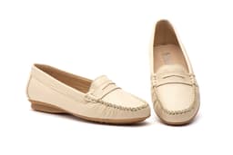 Kiows Mujer Piel Beige Par y Medio ref. 1903
