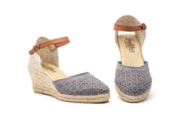 Alpargata Yute Mujer Gris Láser Ludiher ref. 3077