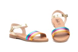 Sandalias Mujer Piel Platino Metal Multi Calzados DSD ref. DSD-602