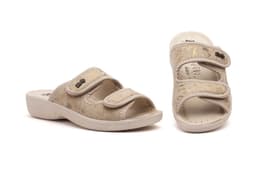 Beige Women's Clogs with Velcro BioUp ref. TS-20403