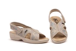 Women's Clogs Beige Velcro BioUp ref. TS-20504