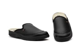 Zuecos Hombre Frender Piel Negro BioUp ref. TS-653