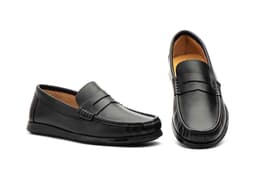 Men's Black Leather Shoes Antifaz Otras marcas ref. IB-275