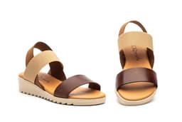 Sandalias Mujer Piel Cuero Elásticos Xbonita ref. XB-4409