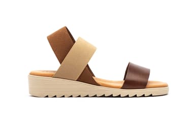 Sandalias Mujer Piel Cuero Elásticos Xbonita ref. XB-4409