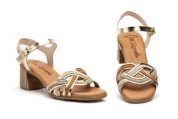 Sandalias Mujer Piel Platino Xbonita ref. XB-V-25012-1
