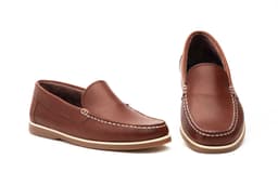 Men's Napa Leather Boat Shoes Ibérico ref. 1007