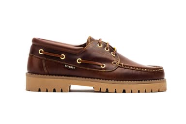 Náuticos Hombre Piel Pull Marrón Riverty ref. RV-1000
