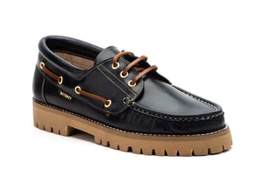 Náuticos Hombre Piel Pull Marino Riverty ref. RV-1000