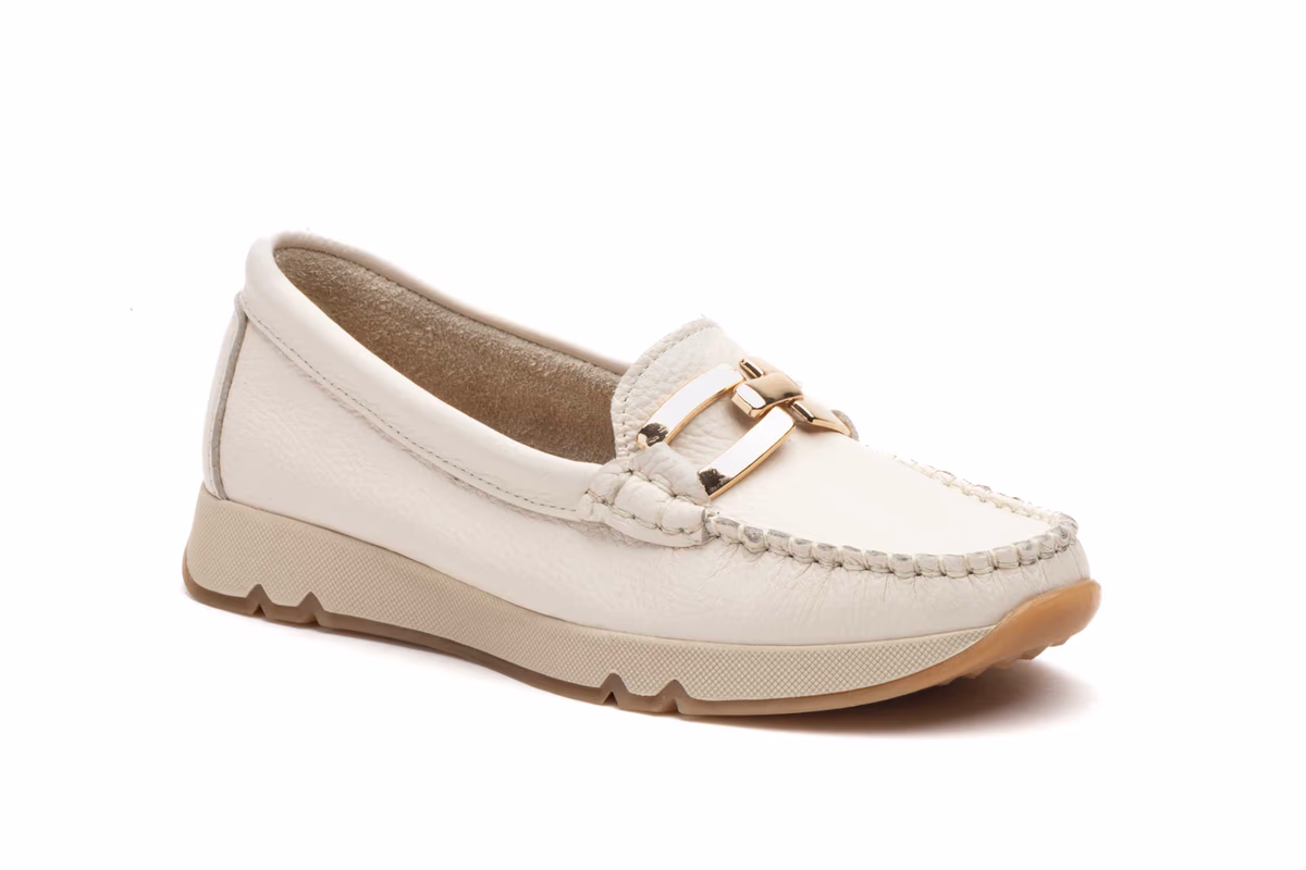 Kiowa Mujer Piel Beige Hebilla Antonella ref. ATN-3158