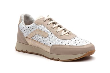 Women's Beige Lace-Up Leather Sneakers JAM ref. 3161
